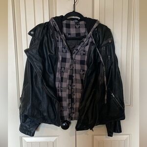 Disney faux leather jacket Torrid size 3